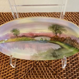 Vintage Handpainted Antique Plate